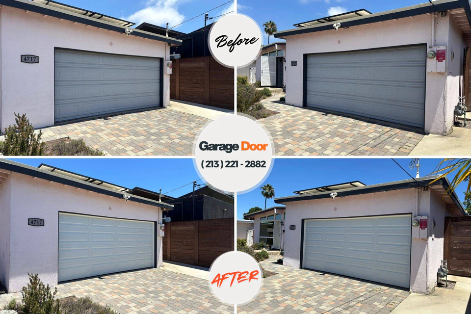 Before and after: garage door repair near me Alexandria